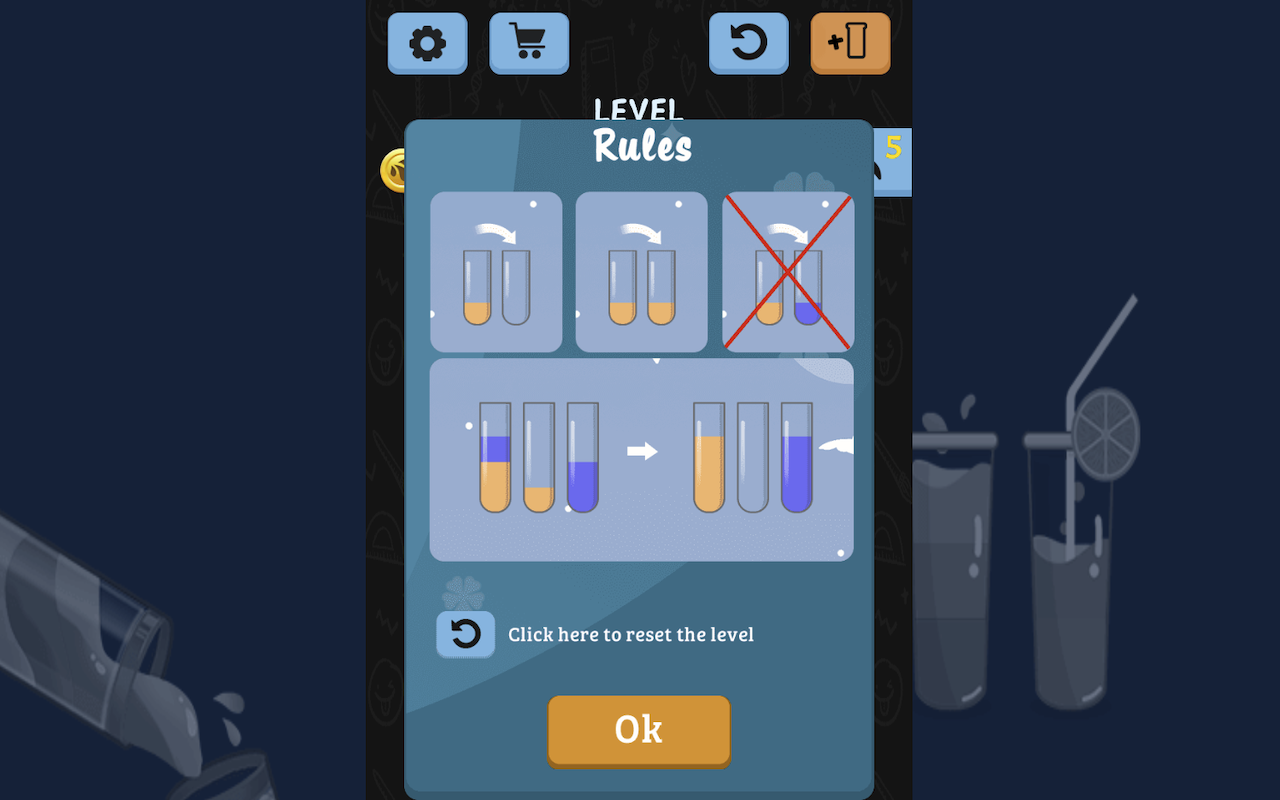 Water Color Sort Game chrome谷歌浏览器插件_扩展第1张截图