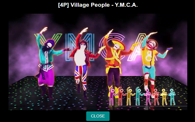 Just Dance songs list (Unlimited Service) chrome谷歌浏览器插件_扩展第1张截图