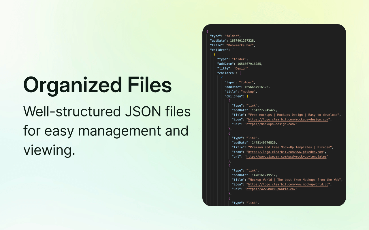 Pintree Bookmarks Exporter chrome谷歌浏览器插件_扩展第4张截图