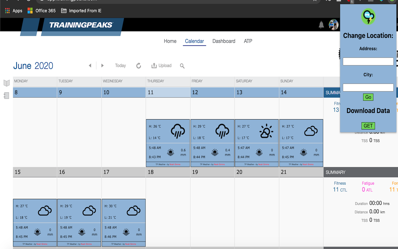 TP Weather chrome谷歌浏览器插件_扩展第1张截图