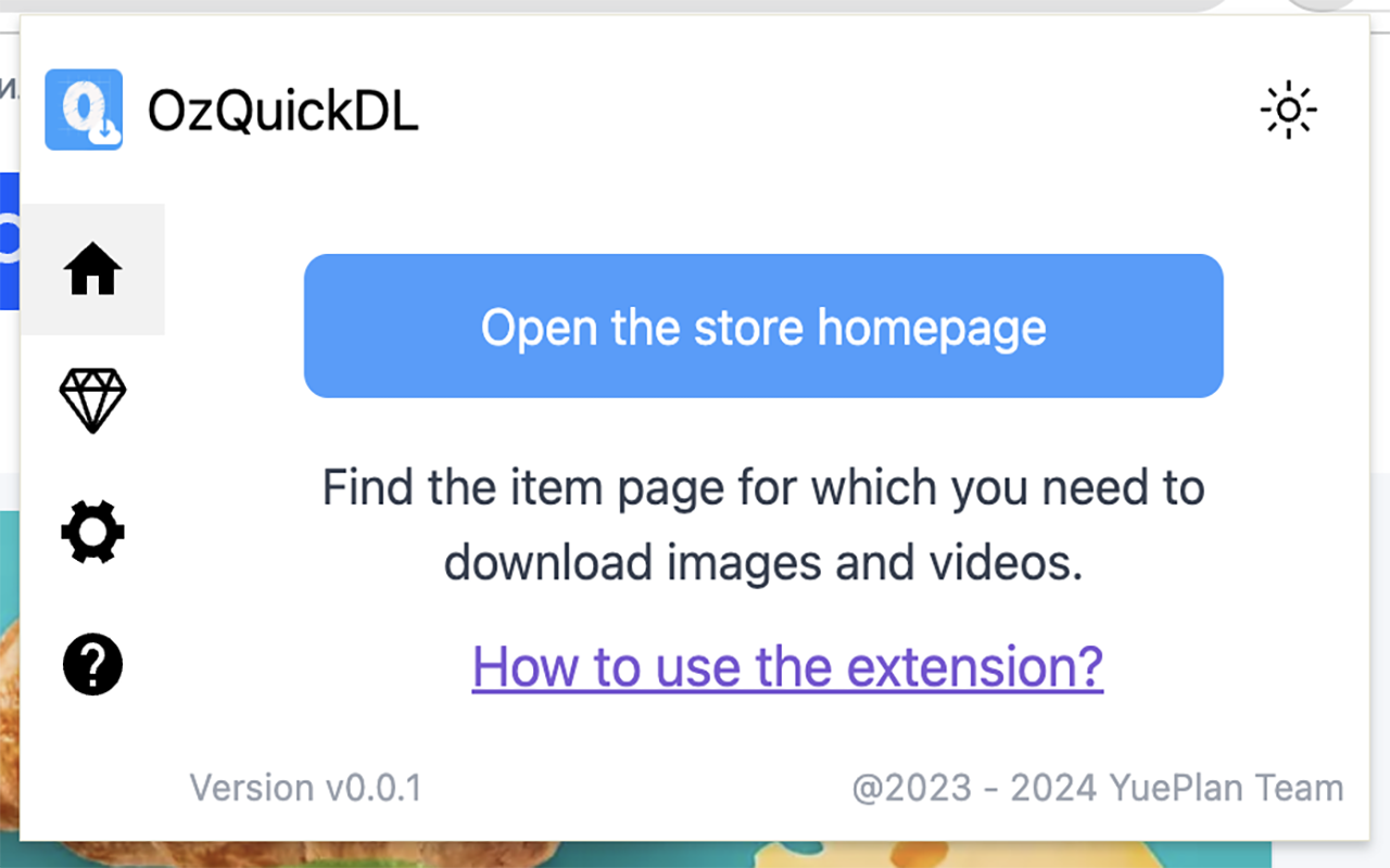 OzQuickDL | Quickly download images and videos chrome谷歌浏览器插件_扩展第2张截图