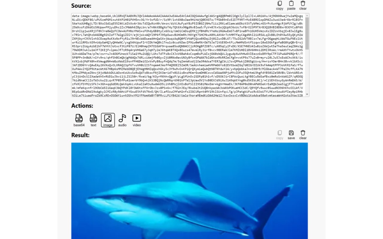 Base64Coder chrome谷歌浏览器插件_扩展第2张截图