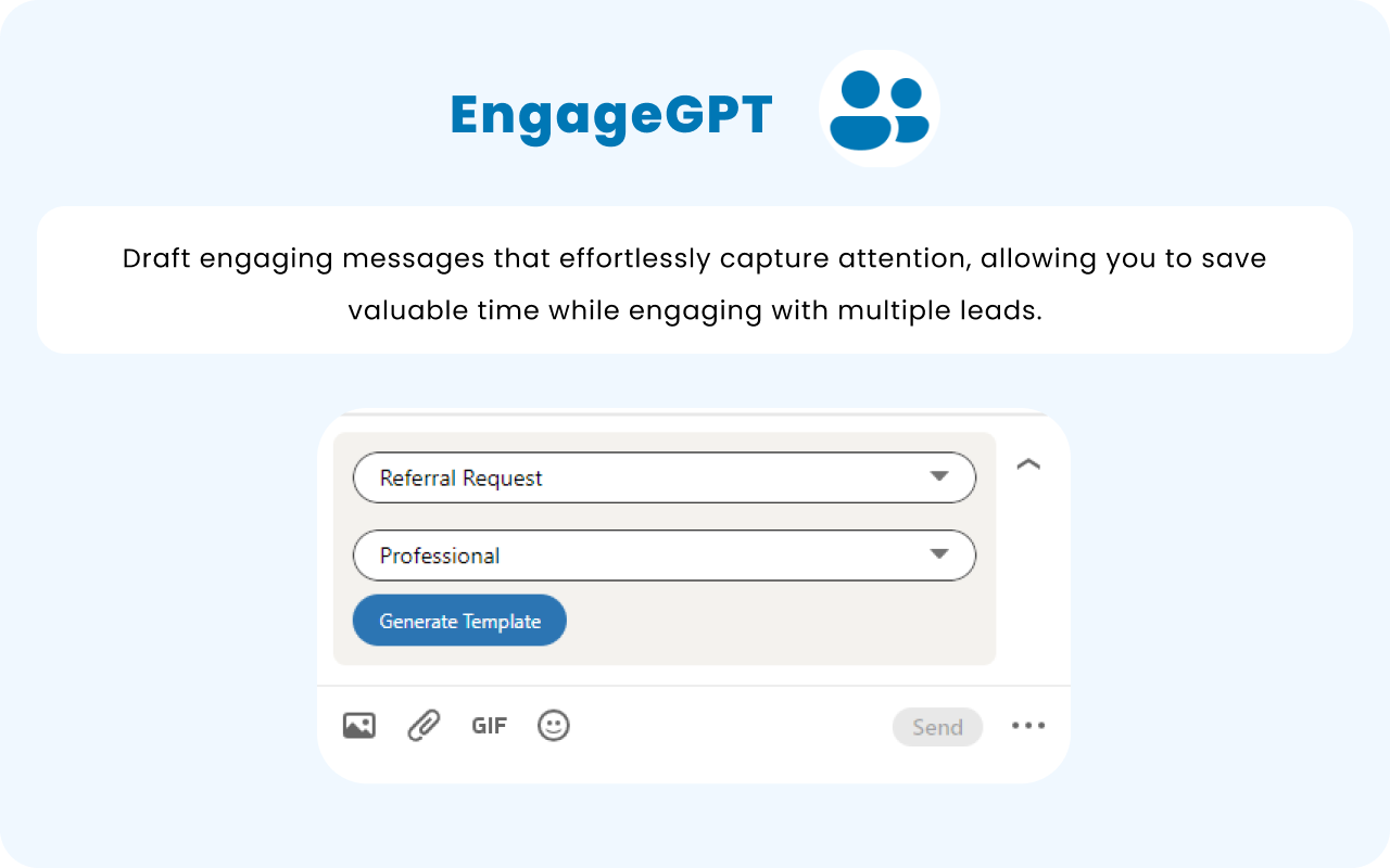 EngageGPT - AI for LinkedIn chrome谷歌浏览器插件_扩展第4张截图
