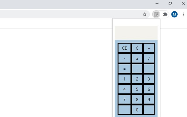 Simple Calculator chrome谷歌浏览器插件_扩展第1张截图