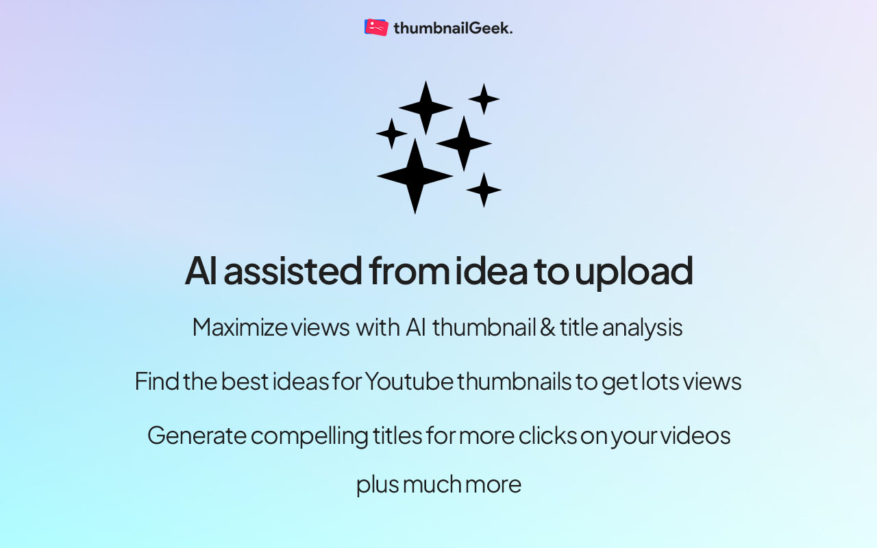 ThumbnailGeek - AI Youtube Thumbnail Tester chrome谷歌浏览器插件_扩展第5张截图