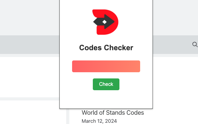 RDB Codes Checker chrome谷歌浏览器插件_扩展第1张截图