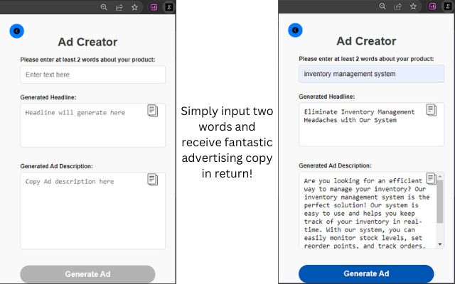 Ad Copy Pasta Writer chrome谷歌浏览器插件_扩展第1张截图