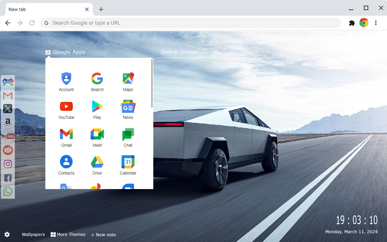 Tesla Cybertruck Wallpapers Gameograf chrome谷歌浏览器插件_扩展第3张截图