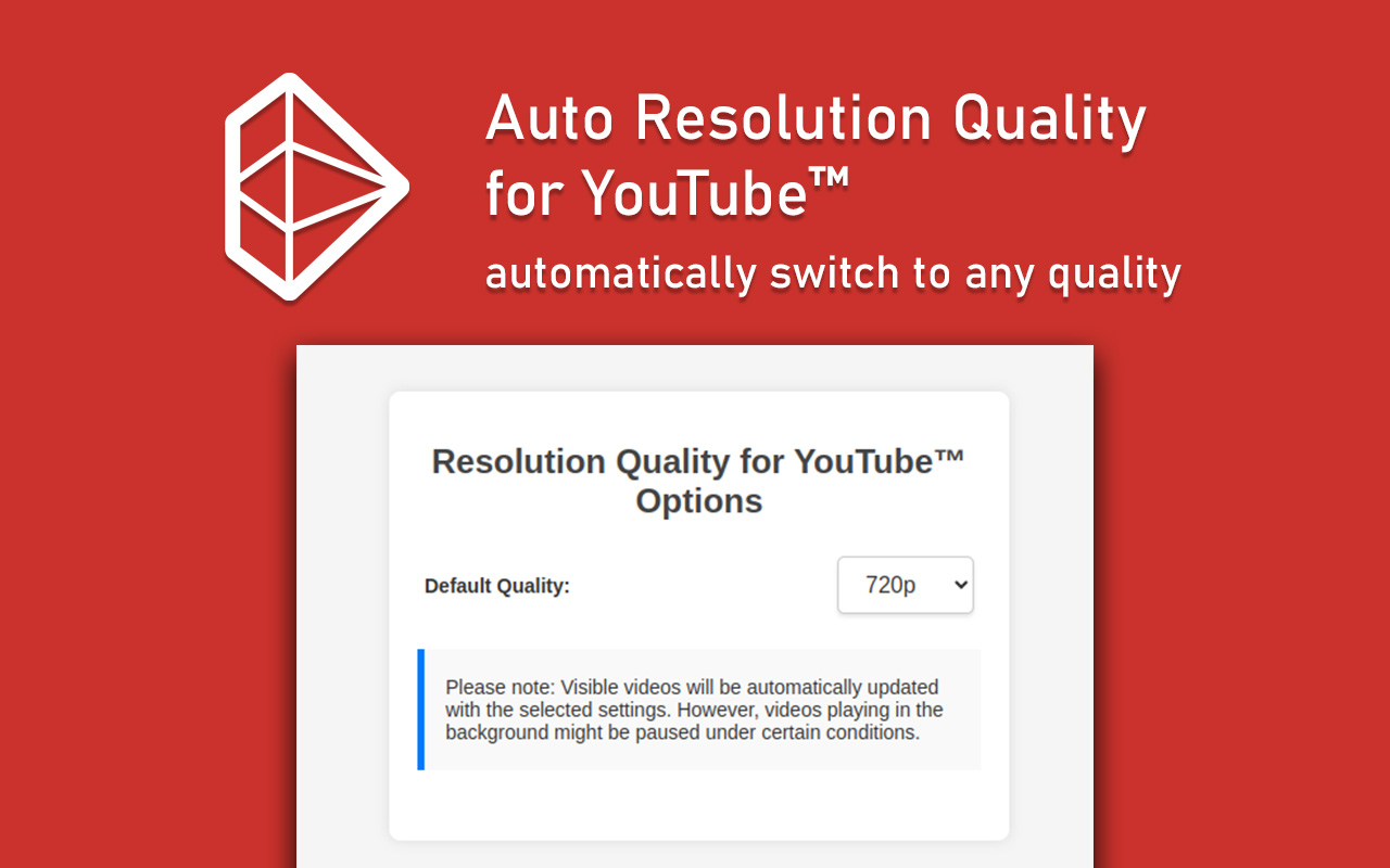 Auto Resolution Quality for YouTube™ chrome谷歌浏览器插件_扩展第1张截图