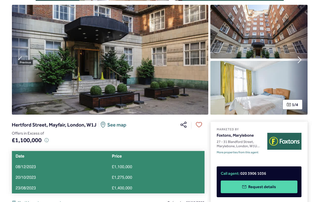 Property Price History chrome谷歌浏览器插件_扩展第1张截图