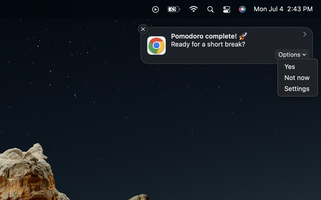 Pomodoro Timer chrome谷歌浏览器插件_扩展第3张截图