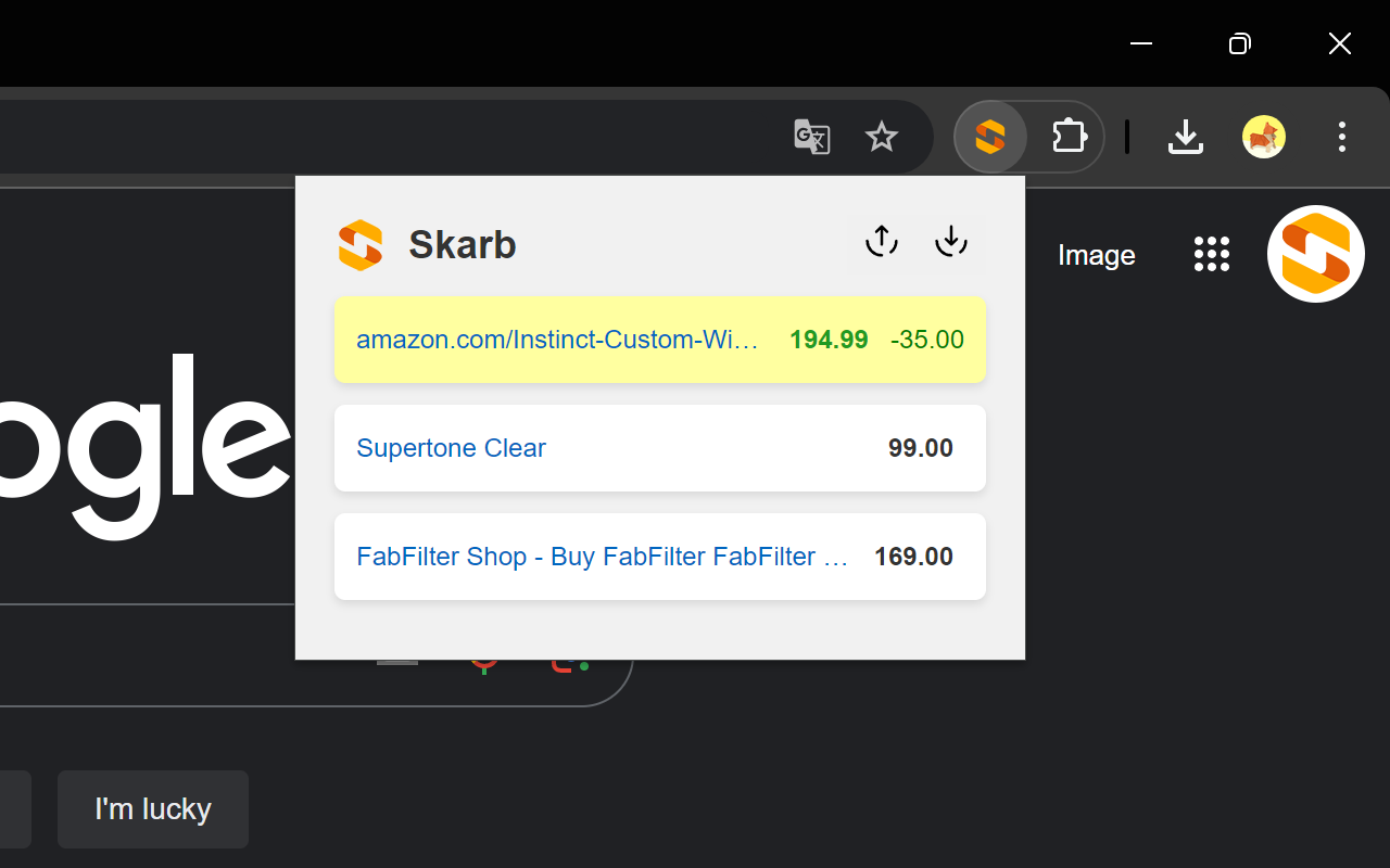 Skarb - Price Tracker chrome谷歌浏览器插件_扩展第1张截图