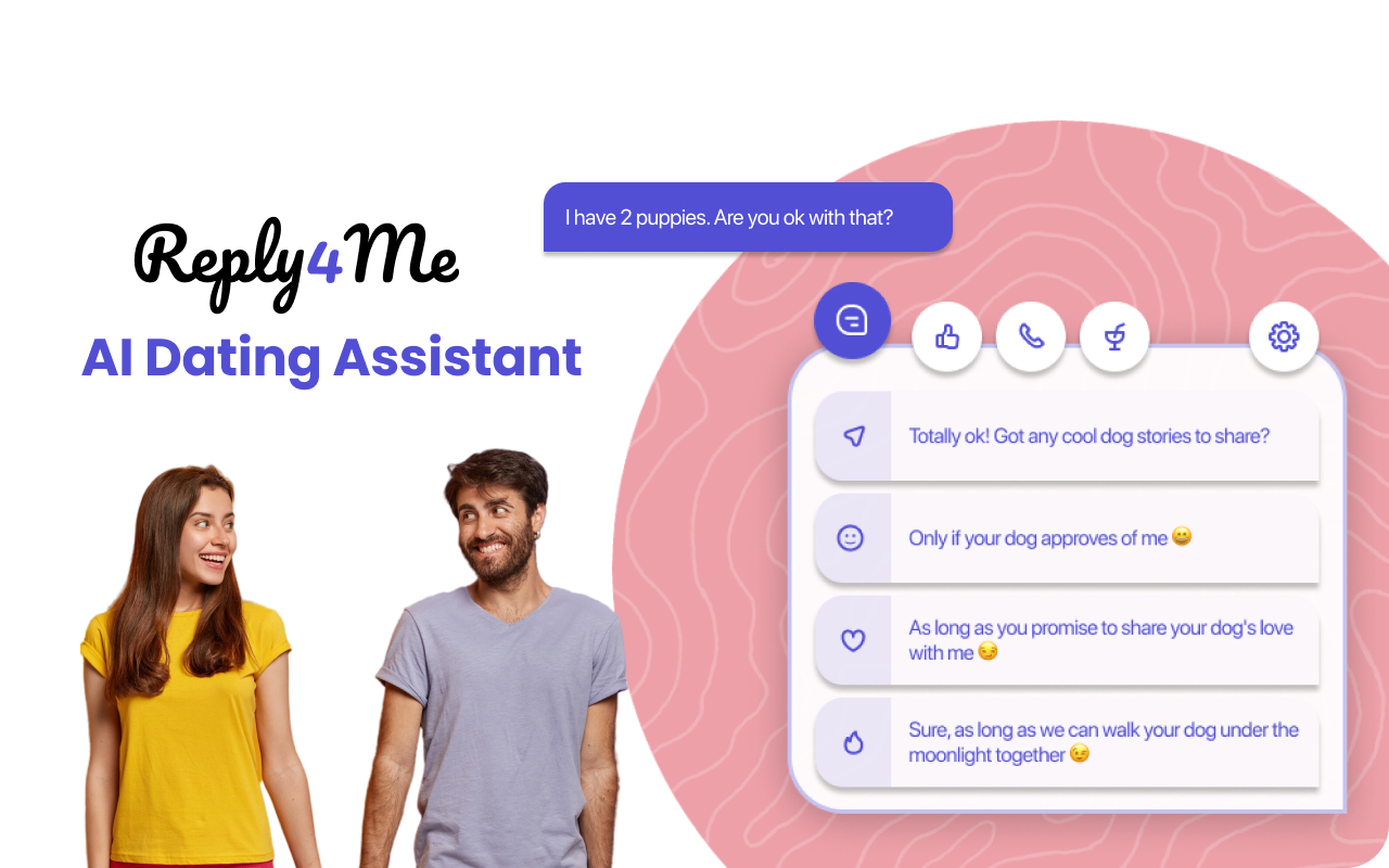Reply4Me: ChatGPT AI Dating & Messaging Assistant chrome谷歌浏览器插件_扩展第1张截图