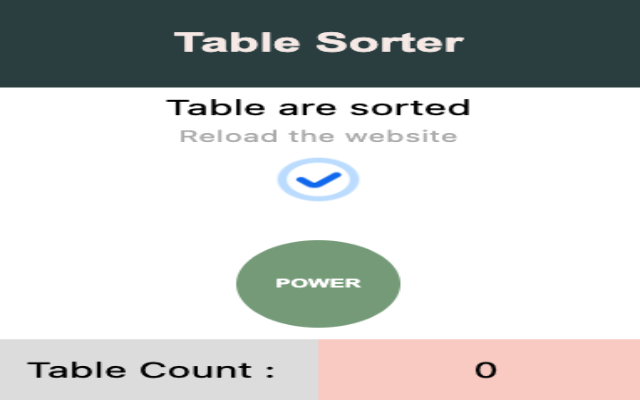 Table Sorter chrome谷歌浏览器插件_扩展第1张截图