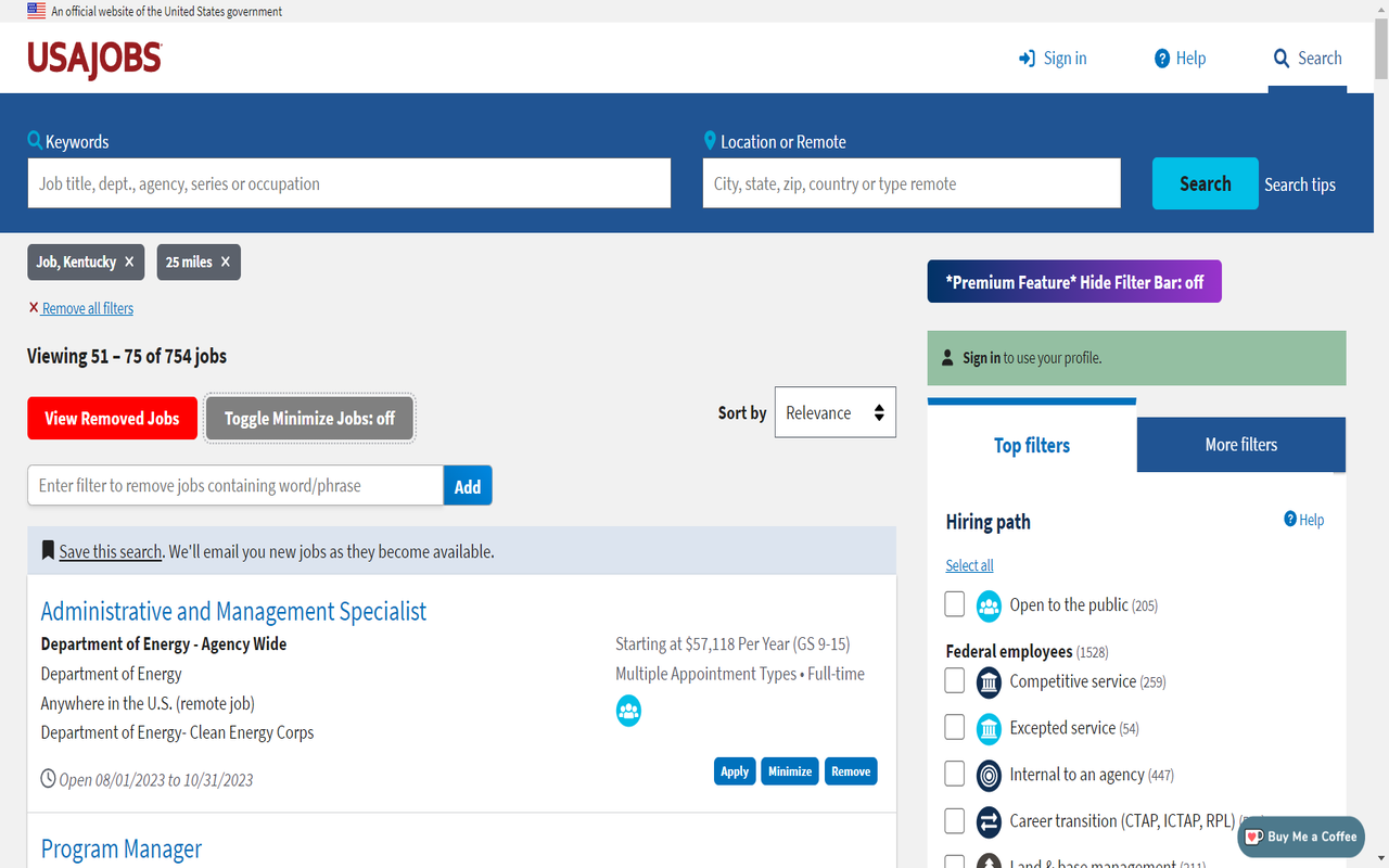 USAJobstimization chrome谷歌浏览器插件_扩展第1张截图