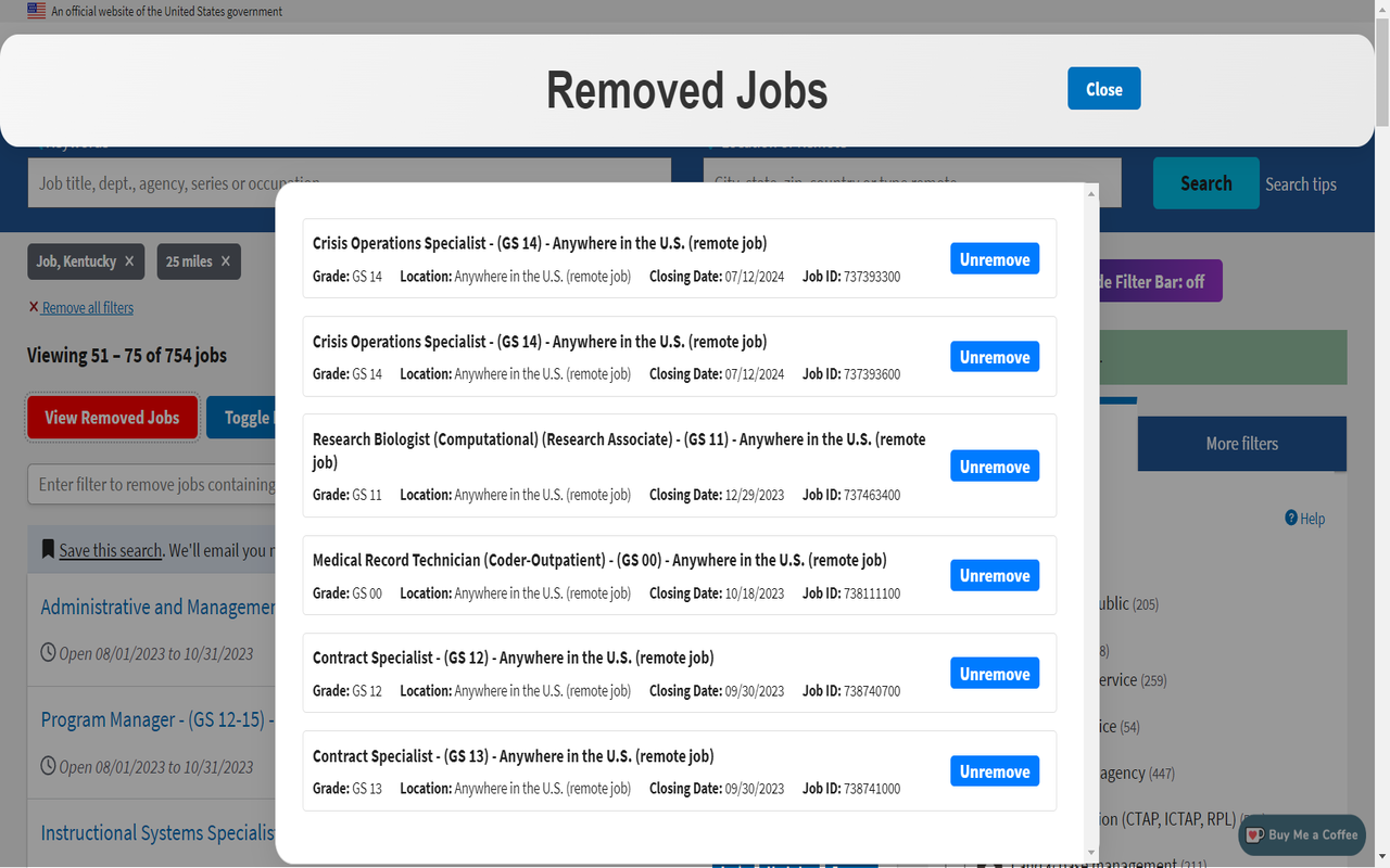 USAJobstimization chrome谷歌浏览器插件_扩展第2张截图