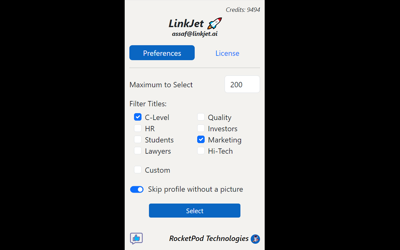 LinkJet chrome谷歌浏览器插件_扩展第1张截图