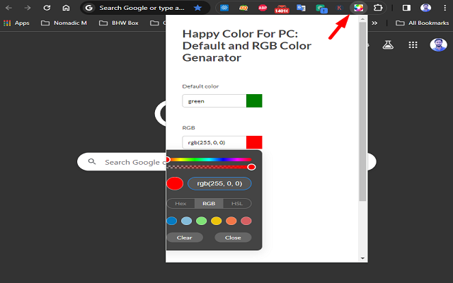 Happy color For PC chrome谷歌浏览器插件_扩展第2张截图