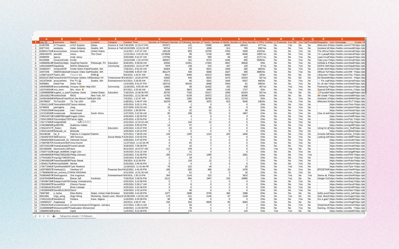 TwExporter - 导出 Twitter 关注者 chrome谷歌浏览器插件_扩展第3张截图
