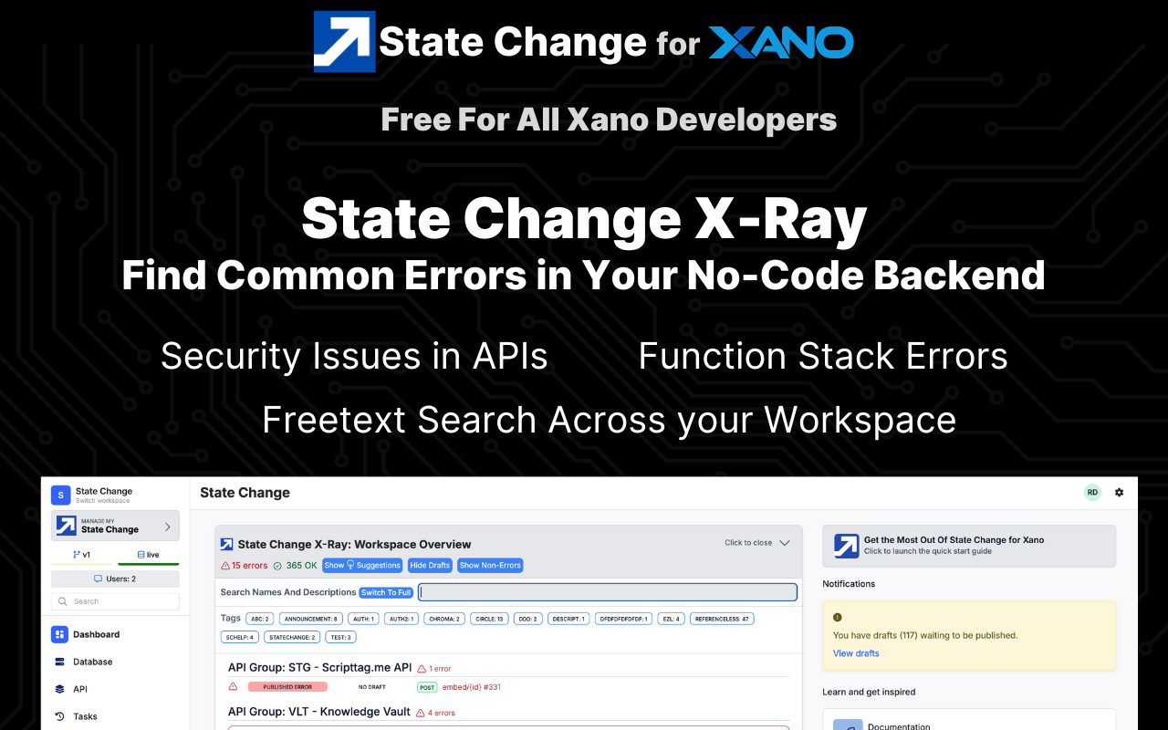 StateChange Power Tools For Xano chrome谷歌浏览器插件_扩展第3张截图