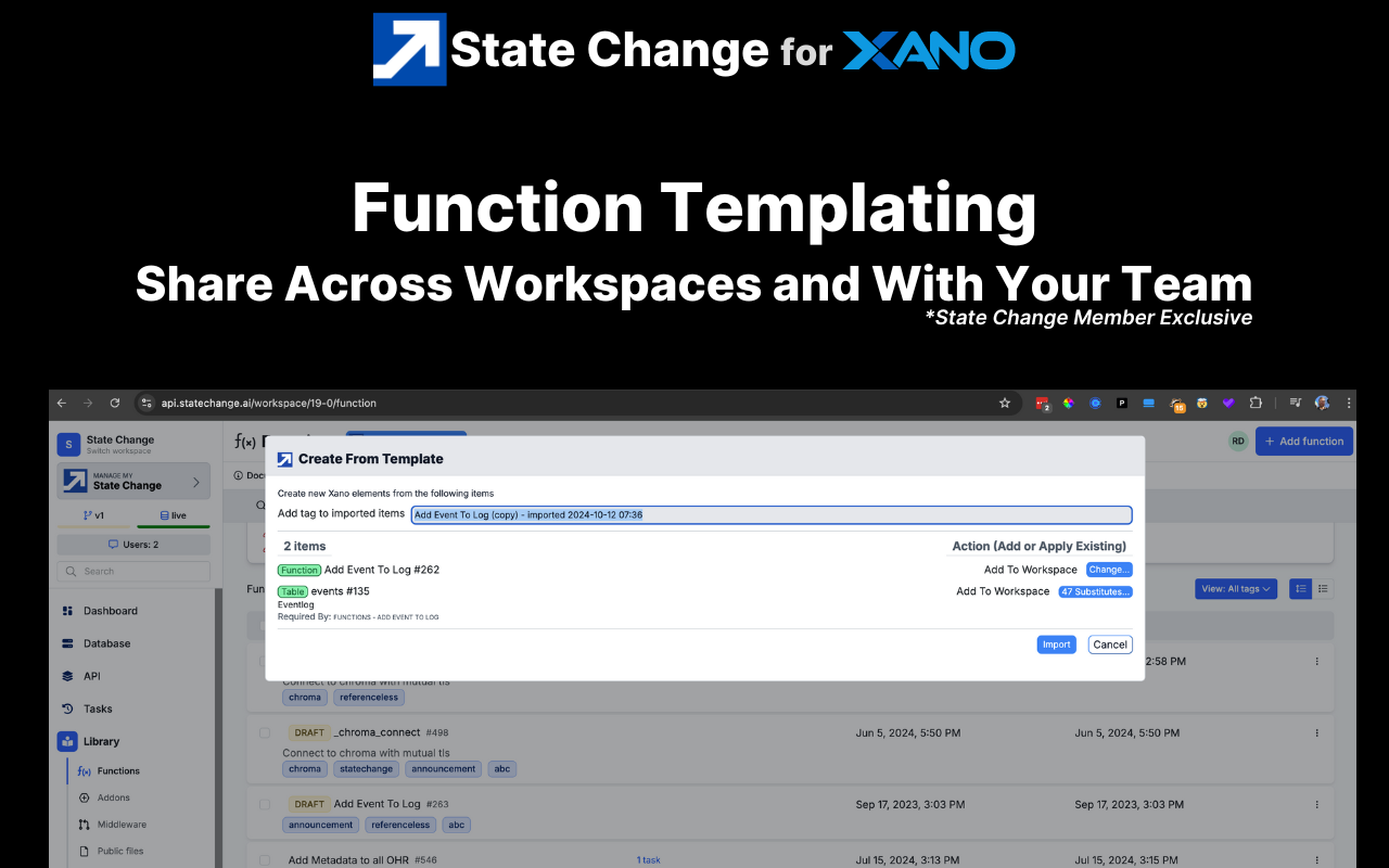 StateChange Power Tools For Xano chrome谷歌浏览器插件_扩展第5张截图