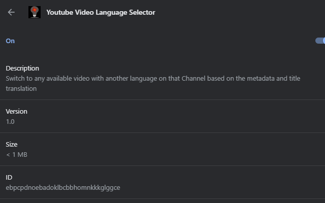 Youtube Video Language Selector chrome谷歌浏览器插件_扩展第2张截图