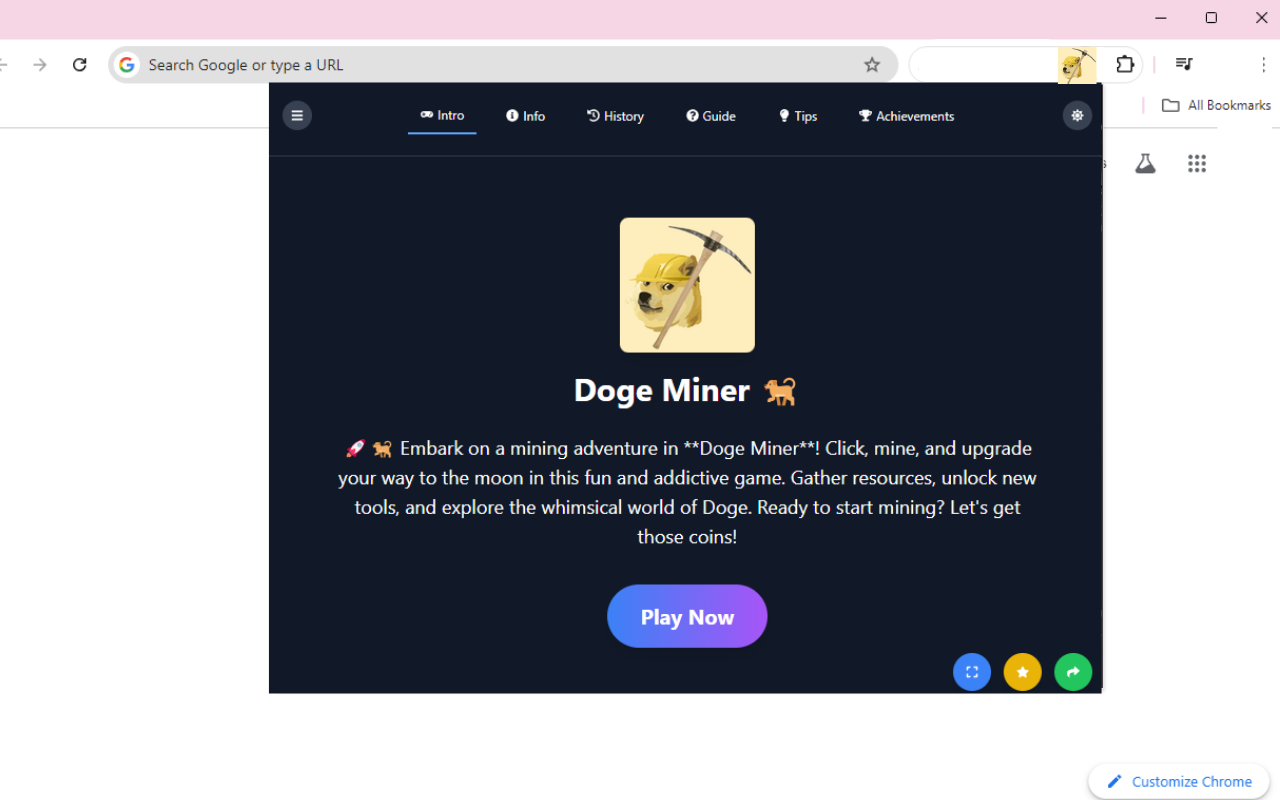 Doge Miner chrome谷歌浏览器插件_扩展第2张截图