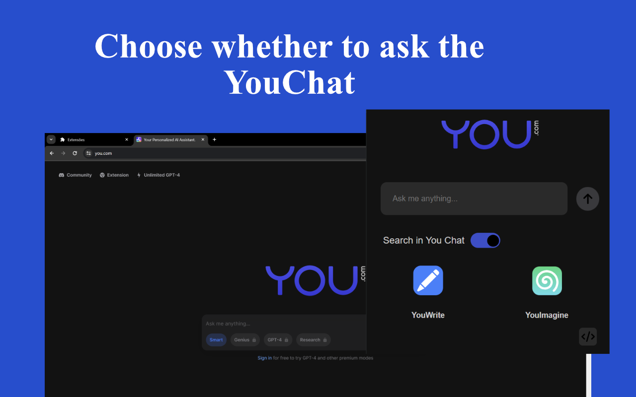 You.com Plugin chrome谷歌浏览器插件_扩展第1张截图