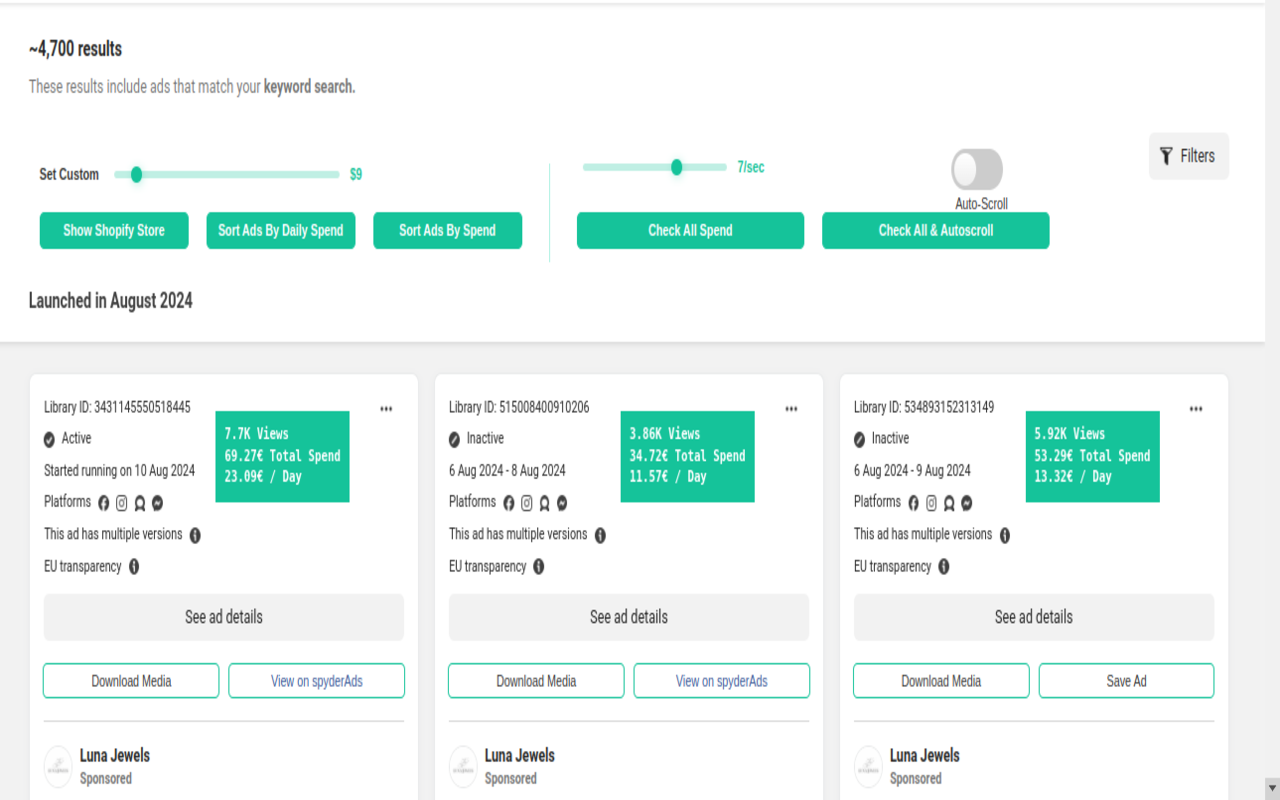 Spyder Ads v1.5 chrome谷歌浏览器插件_扩展第1张截图