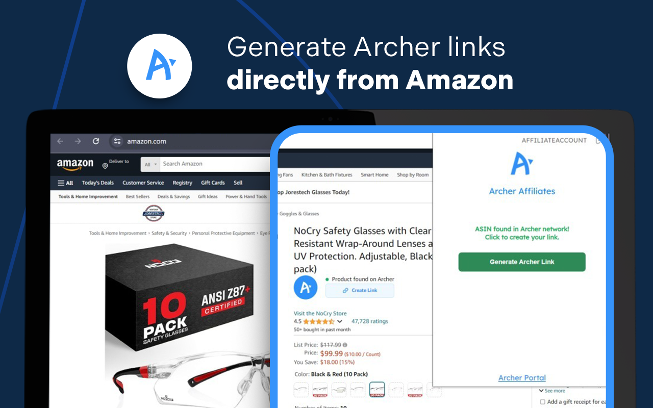 Archer Affiliates chrome谷歌浏览器插件_扩展第2张截图