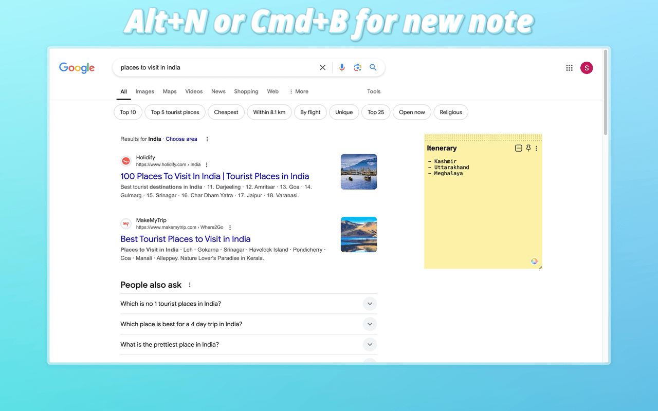 Stickr - Sticky notes for Web chrome谷歌浏览器插件_扩展第2张截图