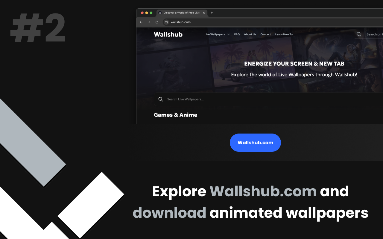 Wallshub - New Tab Live Wallpapers chrome谷歌浏览器插件_扩展第2张截图