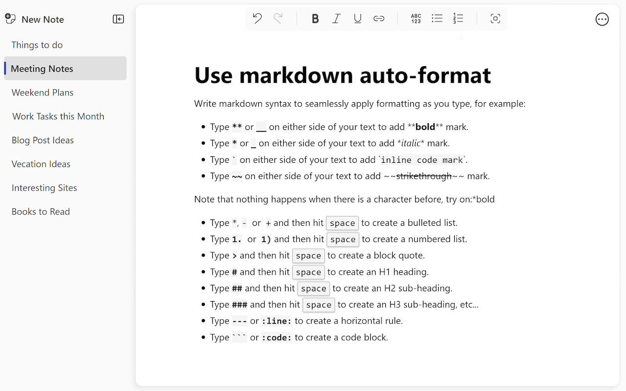 Notebook - Quick and Simple Notes chrome谷歌浏览器插件_扩展第2张截图