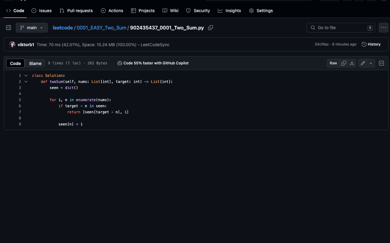 LeetCode Sync - Sync your Leetcode solutions to Github chrome谷歌浏览器插件_扩展第1张截图