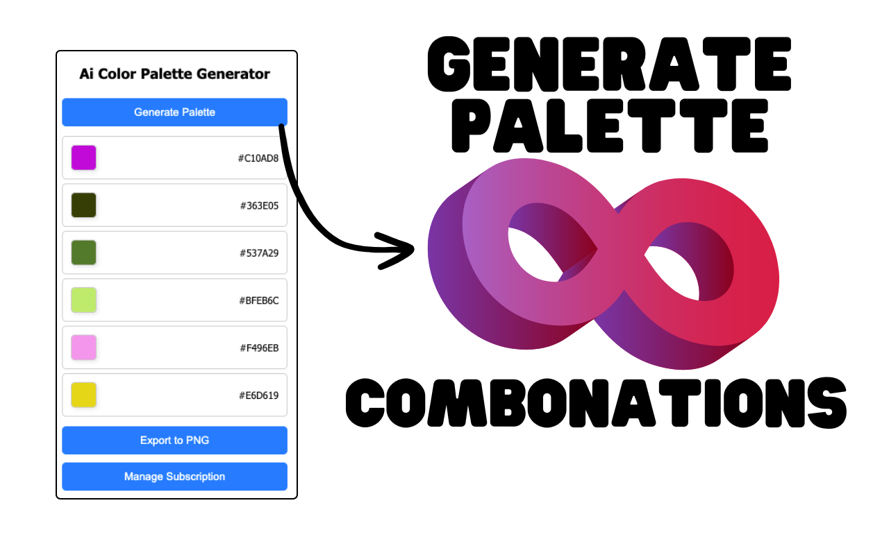 Ai Color Palette Generator chrome谷歌浏览器插件_扩展第1张截图