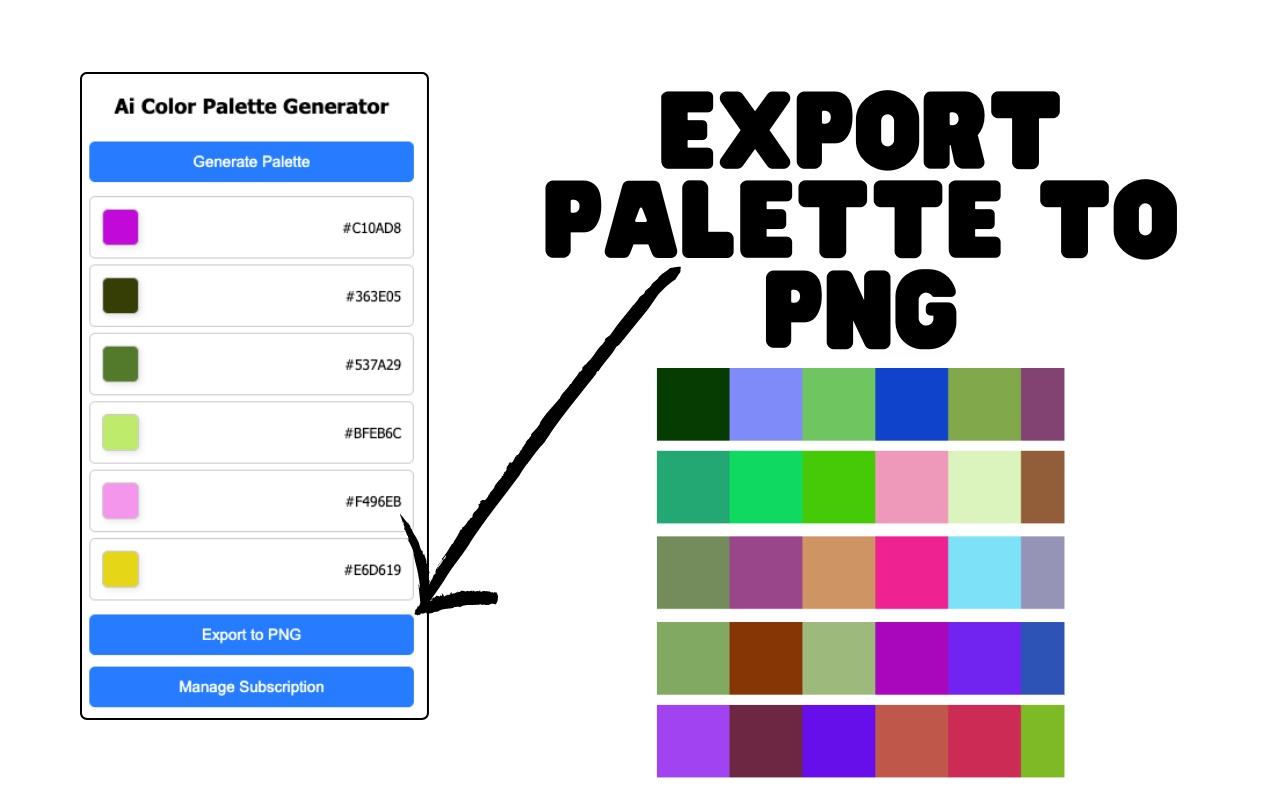 Ai Color Palette Generator chrome谷歌浏览器插件_扩展第3张截图