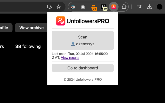 Unfollowers PRO chrome谷歌浏览器插件_扩展第1张截图