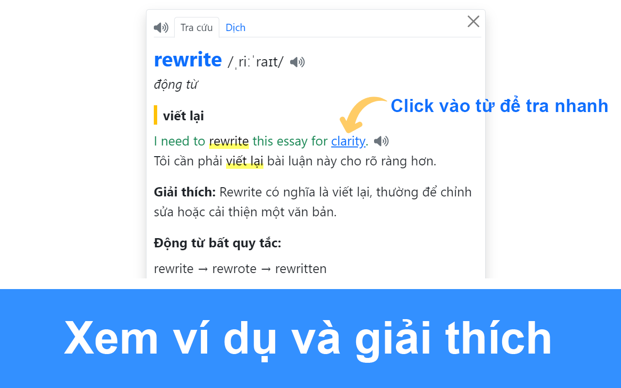 Từ điển Anh Việt ENVI chrome谷歌浏览器插件_扩展第3张截图