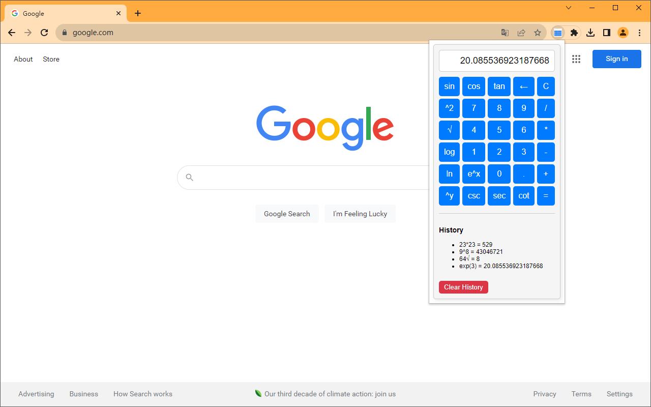 How to Calculate on Google Chrome Calculator chrome谷歌浏览器插件_扩展第2张截图