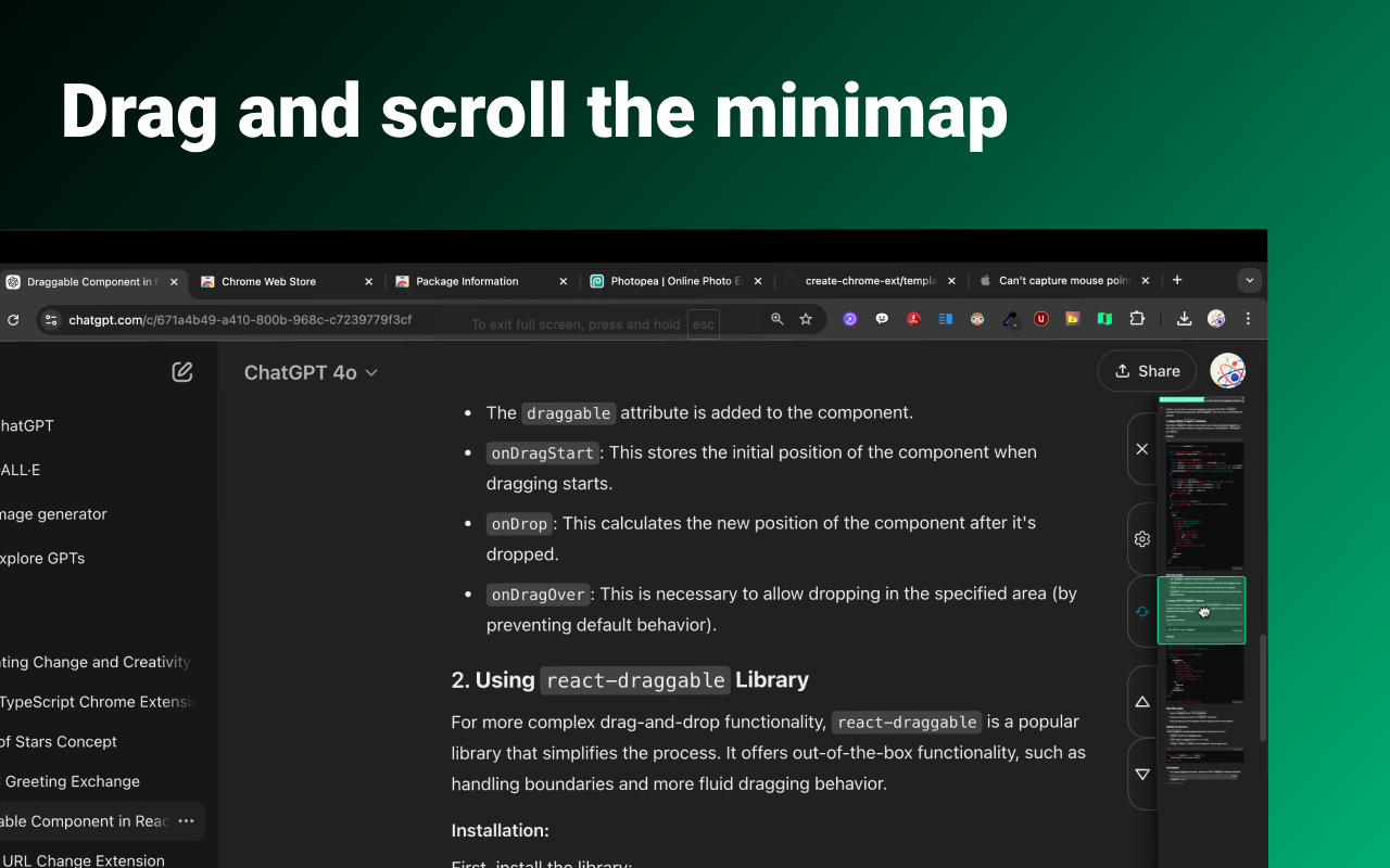 Chat GPT Scroll Map chrome谷歌浏览器插件_扩展第5张截图