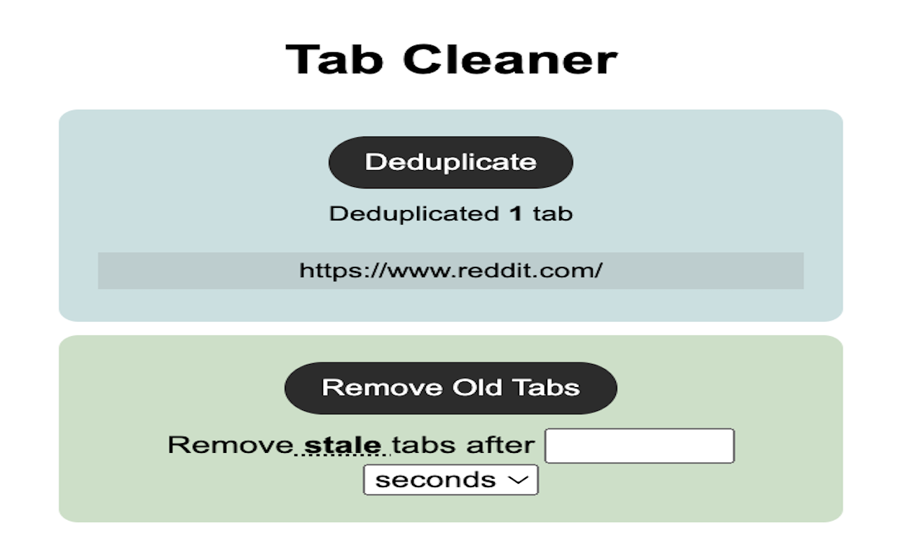 Tab Cleaner chrome谷歌浏览器插件_扩展第1张截图