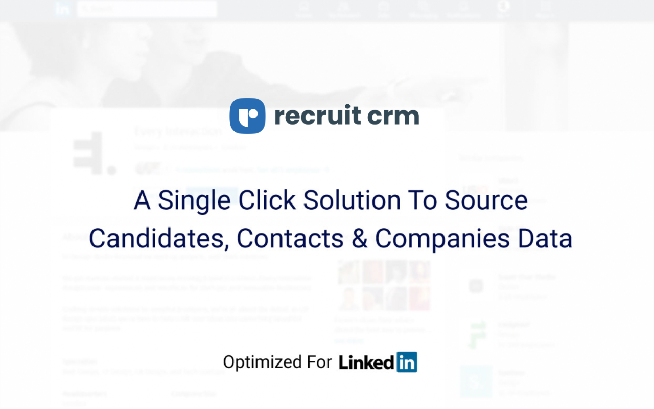 Recruit CRM - Enterprise (CA) Sourcing Extn chrome谷歌浏览器插件_扩展第2张截图