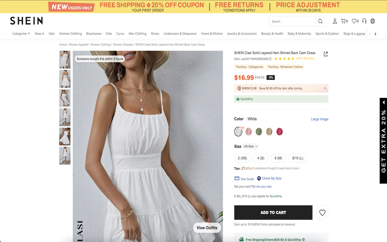 Find on Shein - Affordable Fashion Finder & Price Comparison Tool chrome谷歌浏览器插件_扩展第1张截图