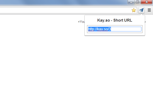 Kay.so URL Shortener chrome谷歌浏览器插件_扩展第2张截图