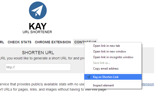 Kay.so URL Shortener chrome谷歌浏览器插件_扩展第4张截图