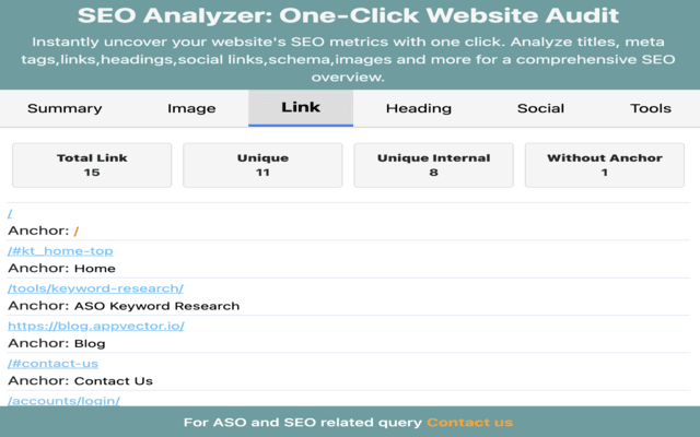 SEO Analyzer: One-Click Website Audit chrome谷歌浏览器插件_扩展第3张截图