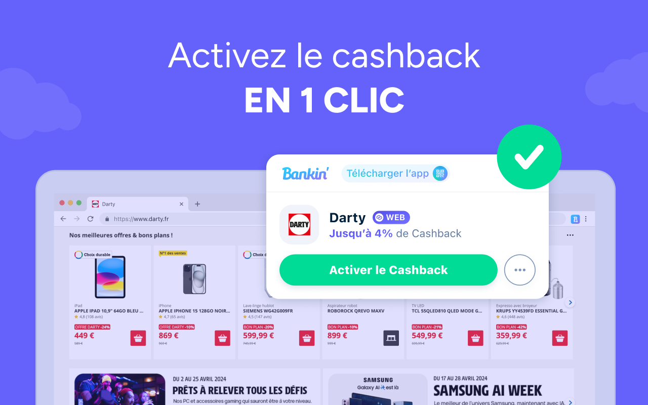 Bankin’ Cashback chrome谷歌浏览器插件_扩展第3张截图