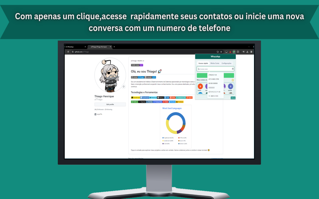 WhazzApp chrome谷歌浏览器插件_扩展第1张截图