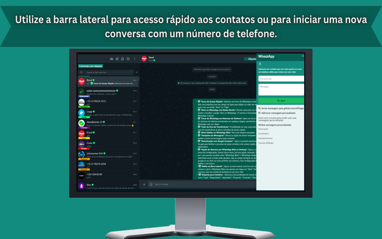 WhazzApp chrome谷歌浏览器插件_扩展第3张截图
