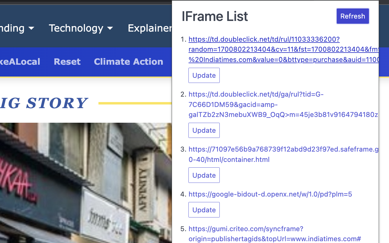 IFrame Helper chrome谷歌浏览器插件_扩展第1张截图